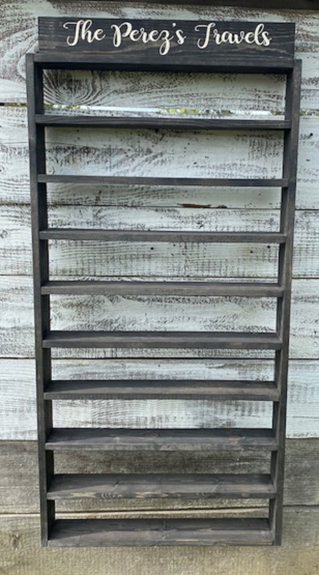 You Are Here Mug Rack: XL Coffee Mug Display Shelf