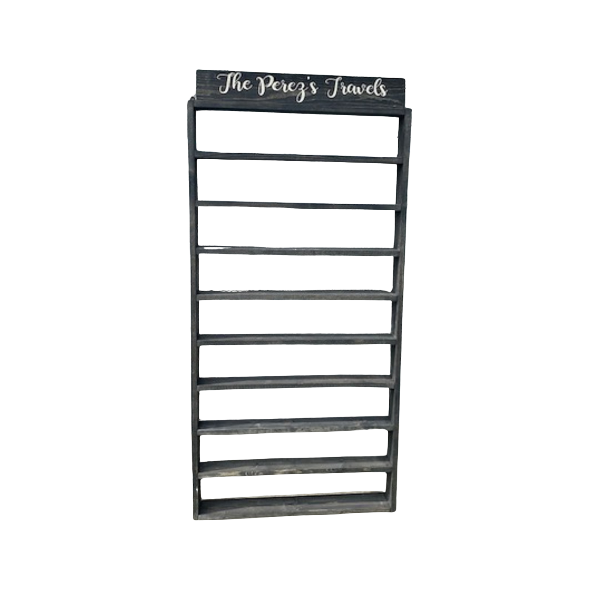 You Are Here Mug Rack: XL Coffee Mug Display Shelf